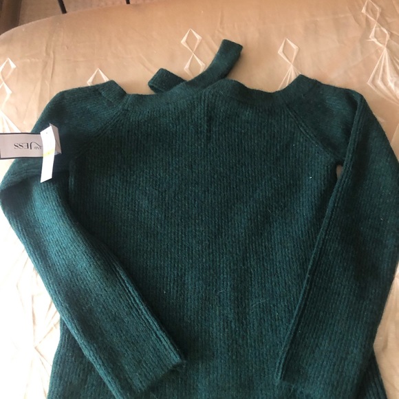 Sam & Jess Sweater Forest green Medium NWT- L/S - Picture 4 of 4
